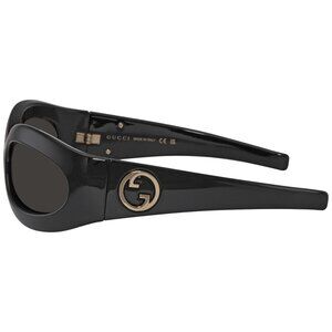Gucci Grey Mask Ladies Sunglasses GG1247S 001 60